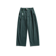 Retro Simple Solid Color Casual Pants