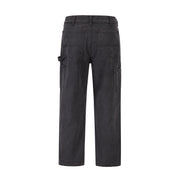 Men's Fashion Leisure Washed-out Distressed Loose Straight Trousers
