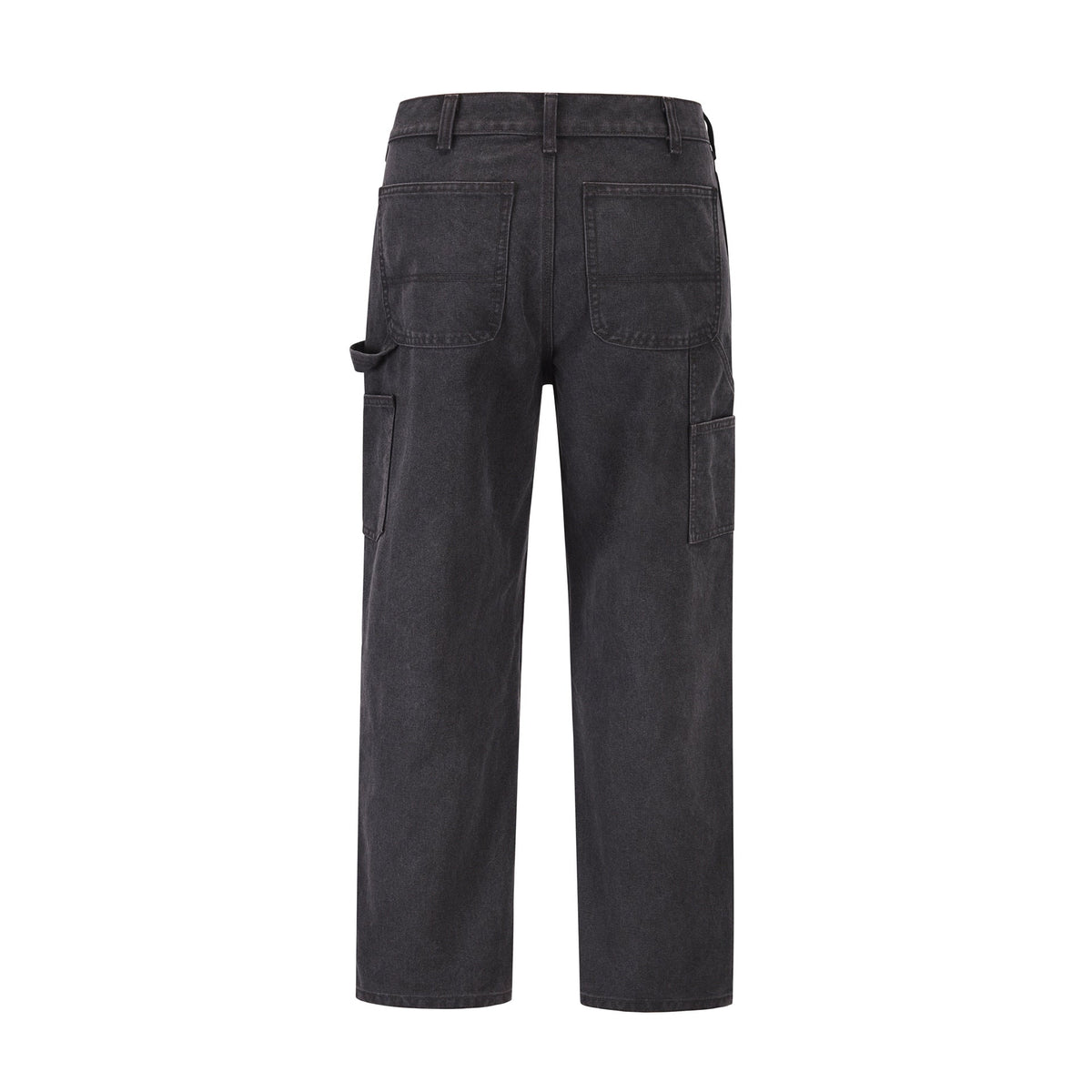 Men's Fashion Leisure Washed-out Distressed Loose Straight Trousers