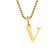 26 English Letter Necklace Titanium Steel Women's