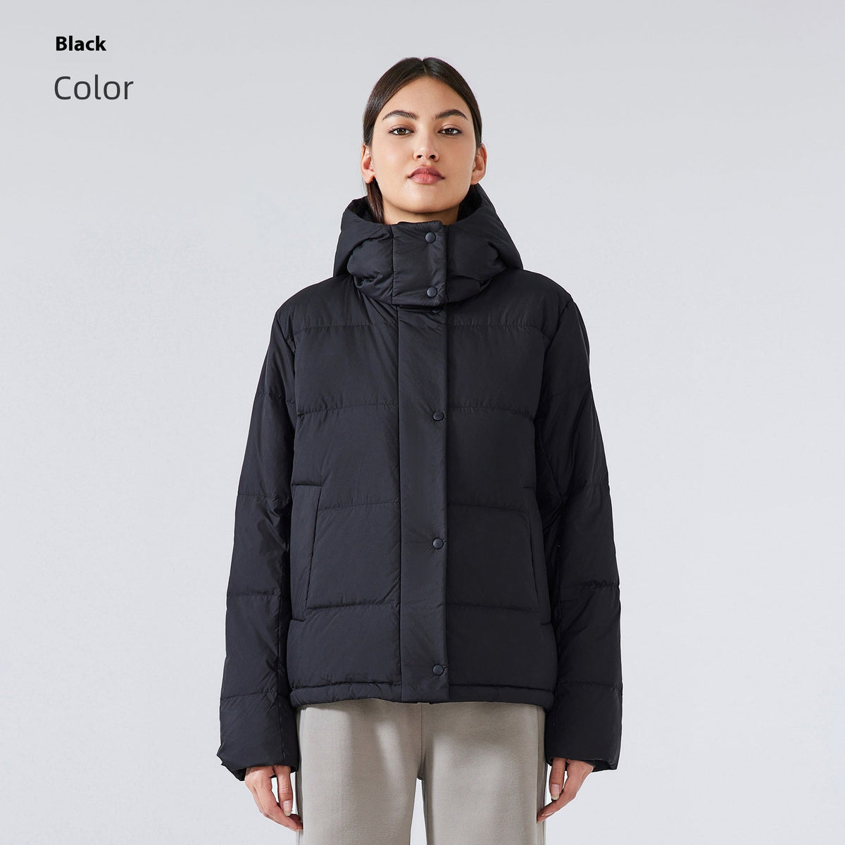 Down Jacket Female Casual Hooded Coat