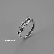 Hip Hop Men's Ring Retro Easy Matching Adjustable