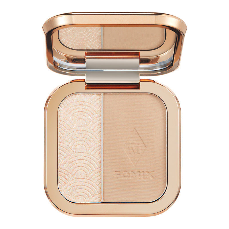 Two-color Highlight Repair Makeup Palette