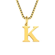 26 English Letter Necklace Titanium Steel Women's