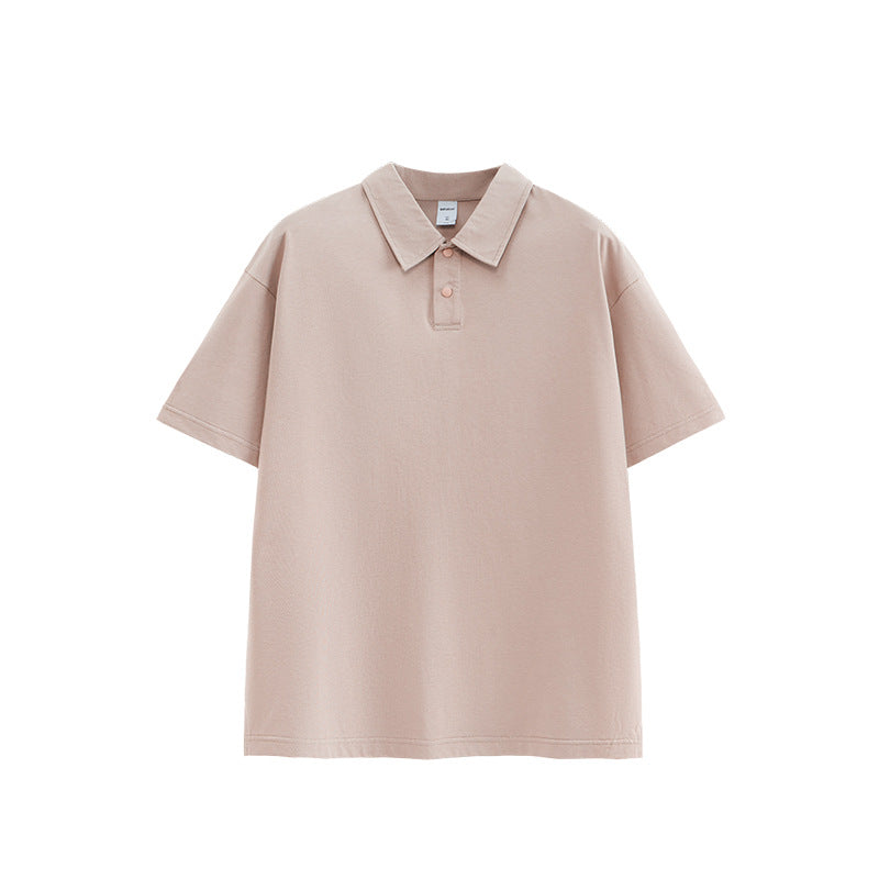 Loose Five-in-one Technology Fabric Polo Collar Top
