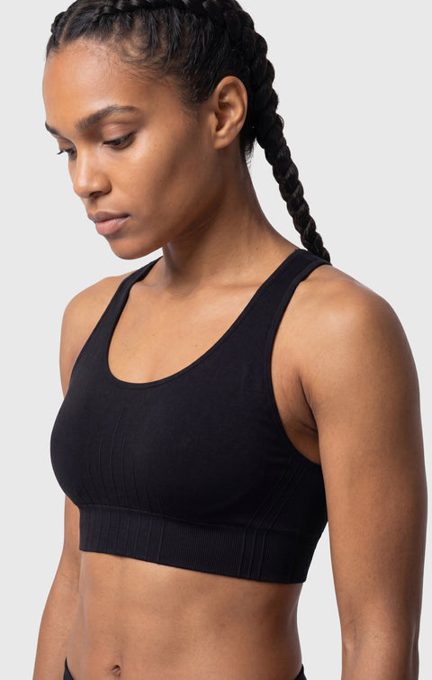Champion Reggiseno Sportivo Donna Seamless 117416-KK001 Nero - Sport Bra