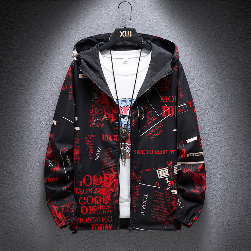 Men's Camouflage Printing Reversible Jacket