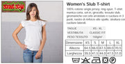 T-shirt Donna Fiammata STREET STYLE - Cotone Bio