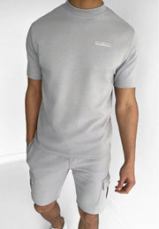 Men's T-shirt Casual Sports Multi-pocket Suit