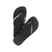 Infradito Brasil Logo Black/Black