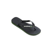 Infradito Brasil Logo Black/Black
