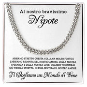Collana da Uomo - Al Nostro Bravissimo Nipote.