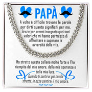 Collana da Uomo - Papà Grazie di Tutto.