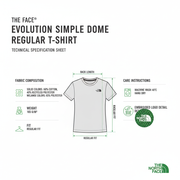 The North Face T-shirt Evolution Simple Dome Regular NF0A8CZ2G57 Verde
