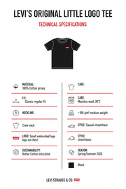 Levi's T-shirt Uomo Original Little Logo 566050009 Nero