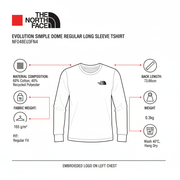 The North Face T-shirt Evolution Simple Dome NF0A8EU3FN4 Bianco Uomo