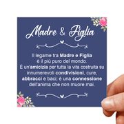 Cartoncini con dediche Donna