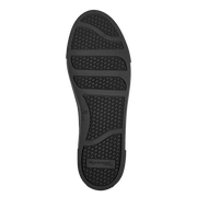 Sneaker nera lucida con zip