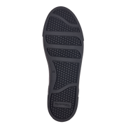 Sneaker rossa lucida con zip