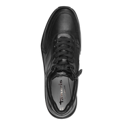 Sneaker nera con zip
