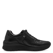 Sneaker nera con zip