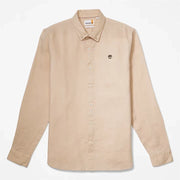 CAMICIA SLIM FIT IN LINO MILL RIVER DA UOMO IN BEIGE
