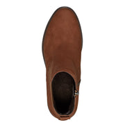 Stivaletto camoscio ruggine