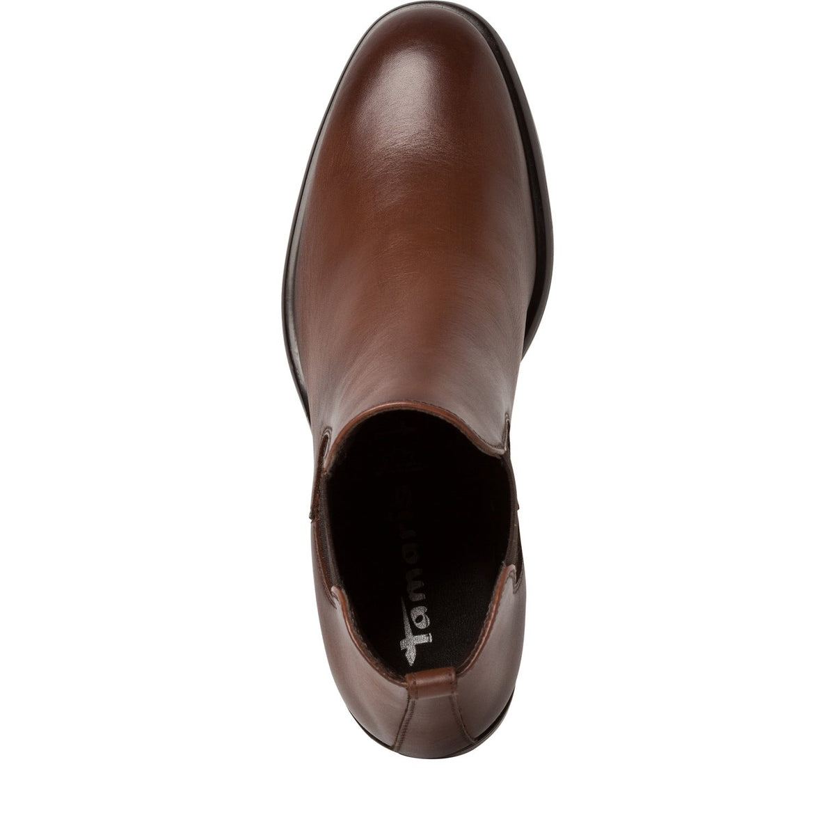Tronchetto pelle Cognac