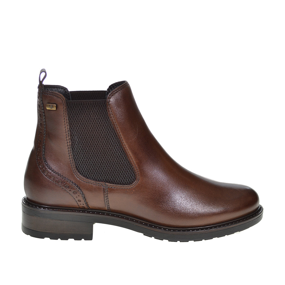 Stivaletto pelle marrone