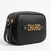 Charro Mini Borsa a Tracolla con Doppia Zip