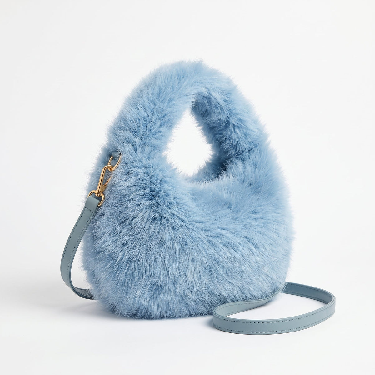 Mimì Mini Hobo in Pelliccia Sintetica