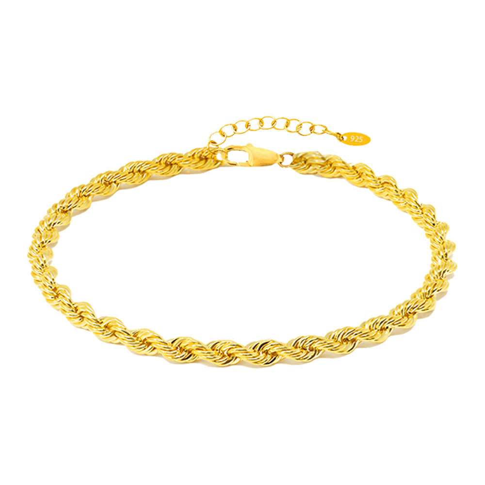 Bracciale Uomo - Corda Oro
