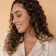 Collana con Pietra Acquamarina