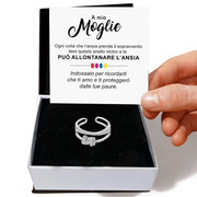 Anello da Donna in Argento Sterling 925 Per mia moglie - Ansia
