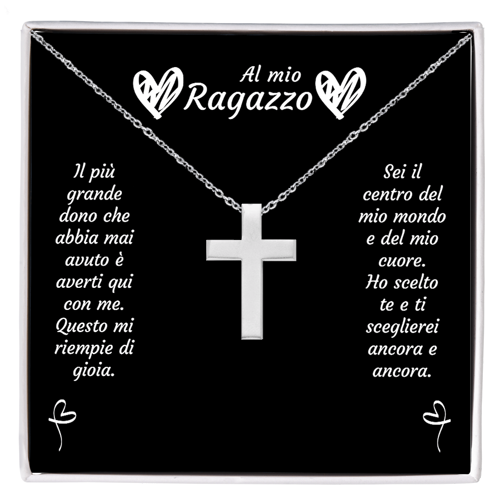 Collana Croce  - Al mio Ragazzo