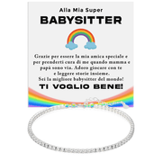 Bracciale Tennis Bianco - BabySitter