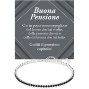 Bracciale Tennis Nero - Buona Pensione