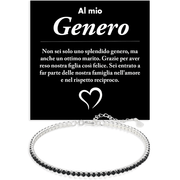 Bracciale Tennis Nero - Genero