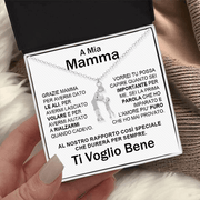 Collana Mamma e Figlio - Ti voglio bene.