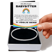 Bracciale Tennis Bianco - BabySitter