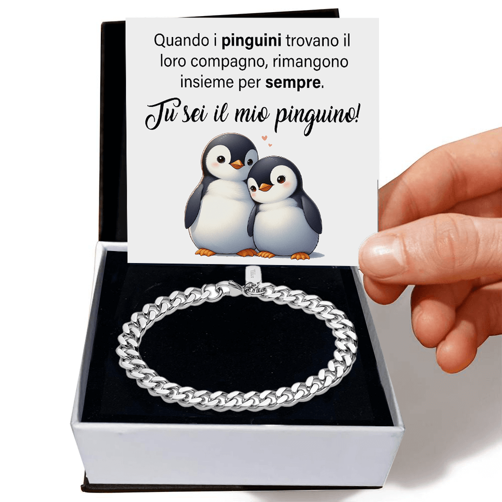 Bracciale Cubano - Pinguino
