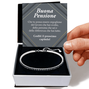 Bracciale Tennis Nero - Buona Pensione