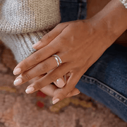 Anello da Donna in Argento Sterling 925 - A Mia Figlia