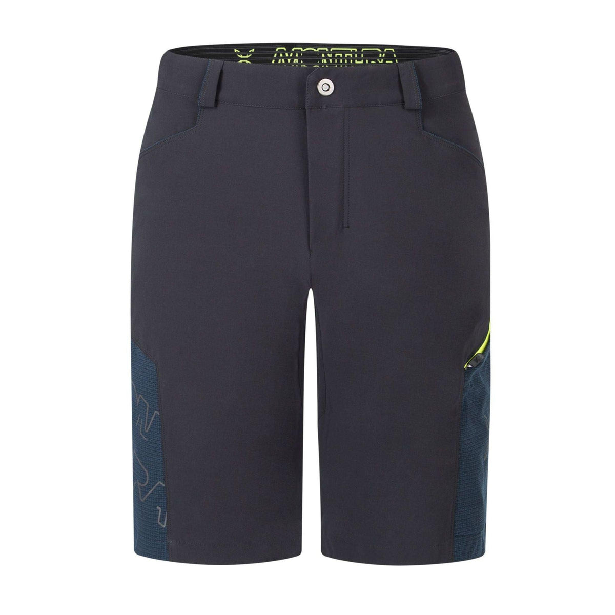 Pantaloncini Land Uomo Ardesia/Giallo Fluo