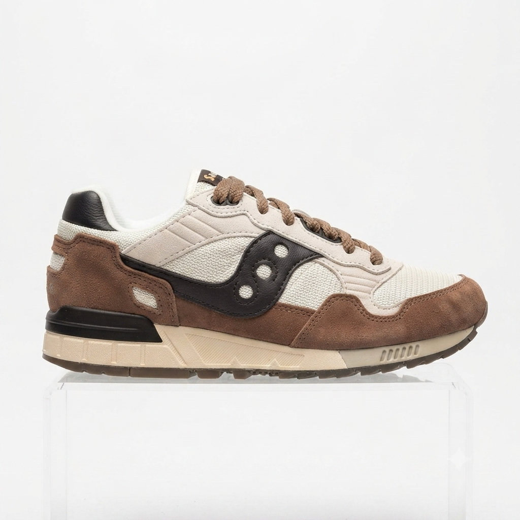 Saucony Shadow 5000 S101517-1003 Uomo Marrone Mandorla - Sneakers