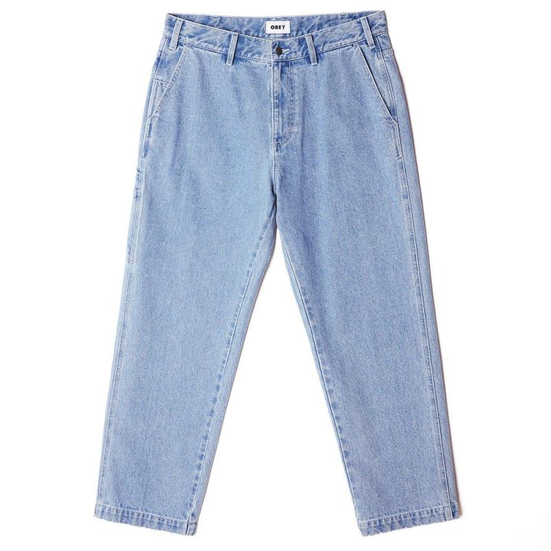 Obey Hard Work Carpenter Denim 142010074 Uomo Indaco Chiaro - Jeans