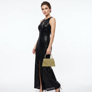 Ornella Pochette da Sera Glitter Oro