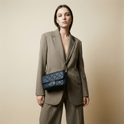 Penelope Pouch Clutch in Ecopelle con Catena