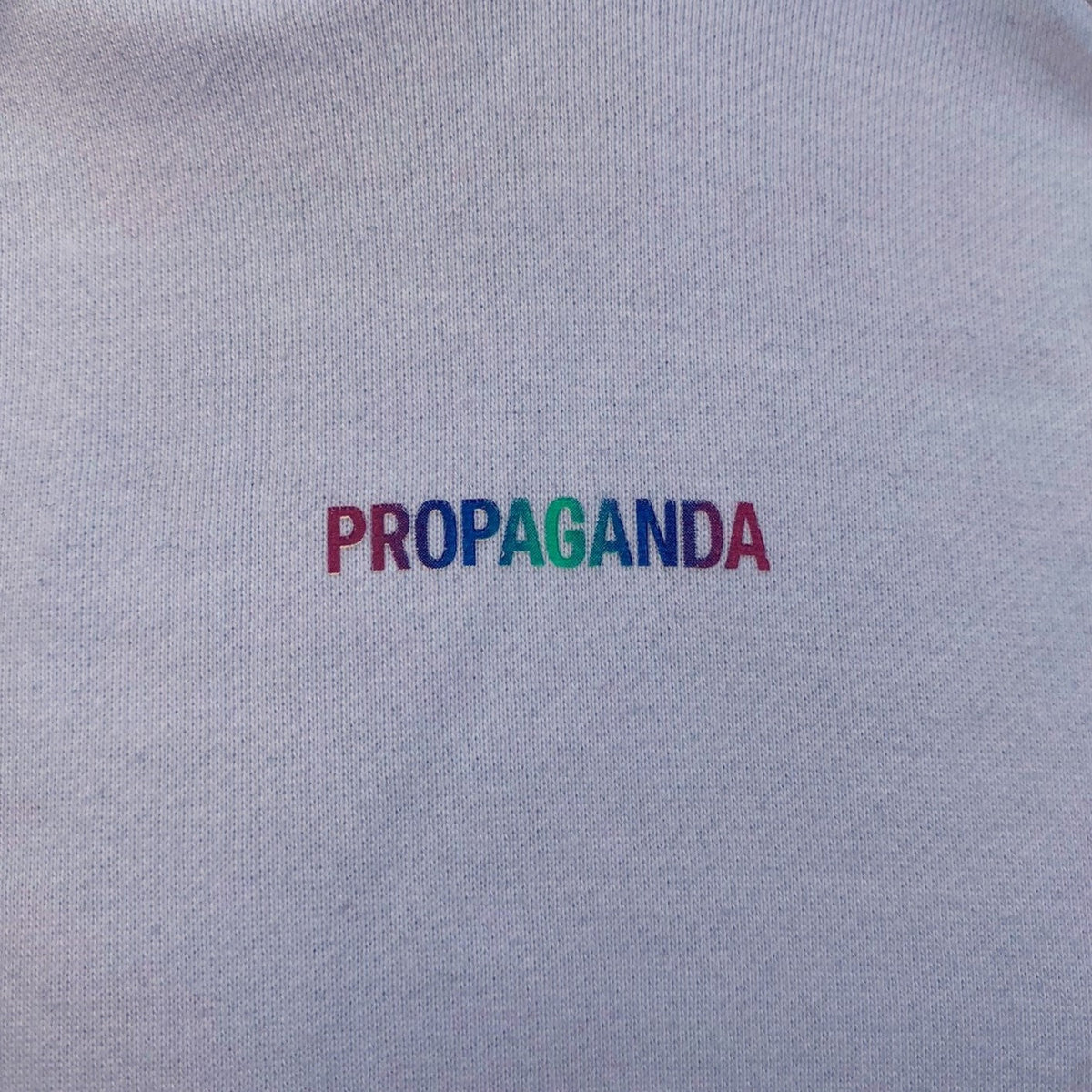 Propaganda felpa con cappuccio Ribs Gradient 313-02 bianco