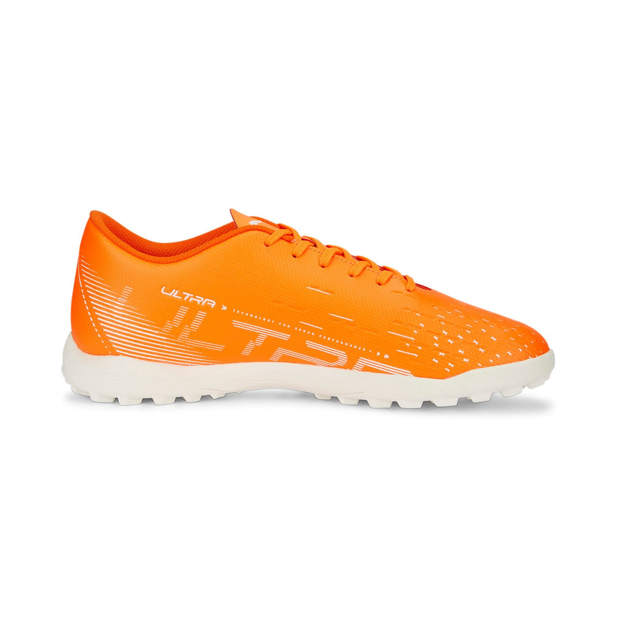 Puma scarpa da calcetto da uomo Ultra Play TT 107226 01 arancione-bianco